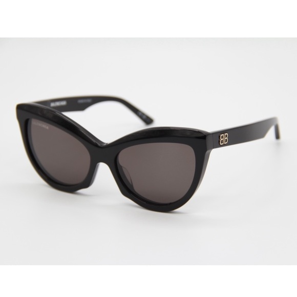 NEW BALENCIAGA SUNGLASSES BB0217S 001 CAT EYE EYEWEAR BALENCIAGA NEW COLLECTION - Picture 4 of 13